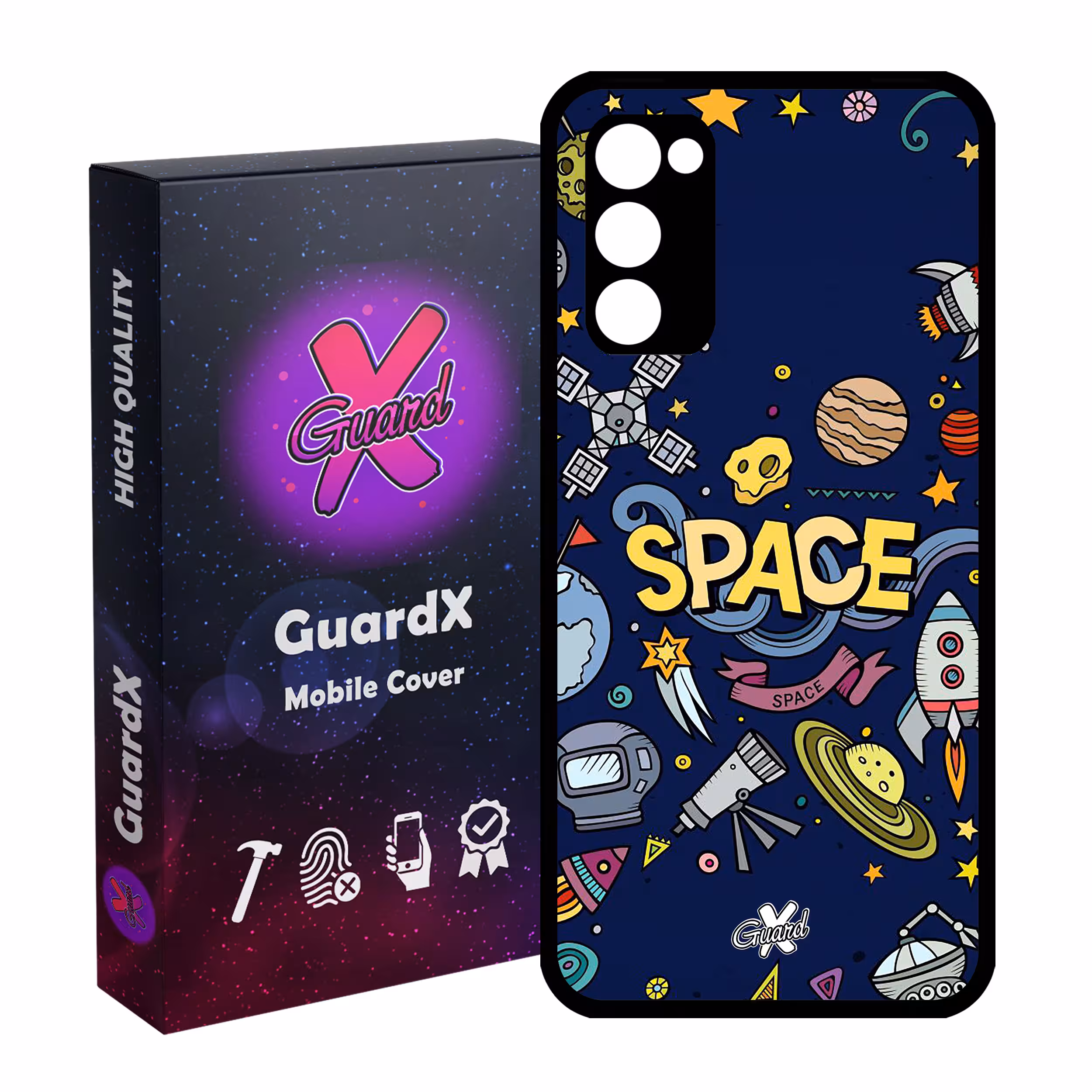 کاور گارد ایکس طرح Galaxy مدل Glass10009 مناسب برای گوشی موبایل سامسونگ Galaxy S20 FE