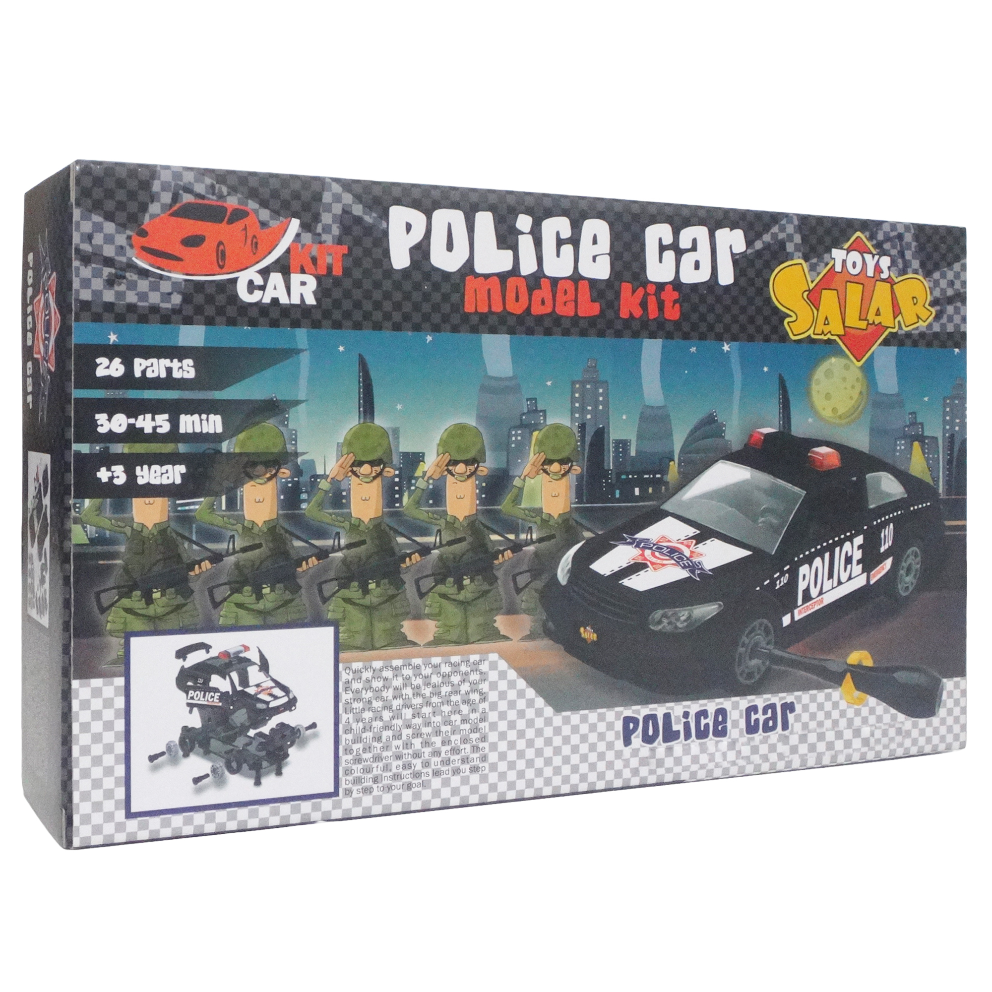 ساختنی کار کیت سالار تویز مدل Police-10104
