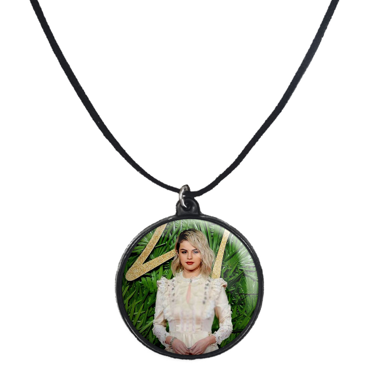 گردنبند پرمانه طرح سلنا گومز کد pmb.1124 مدل دو طرفه