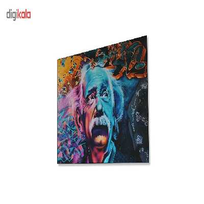 تابلو شاسی ونسونی طرح Albert Graffiti سایز 50x70 سانتی متر