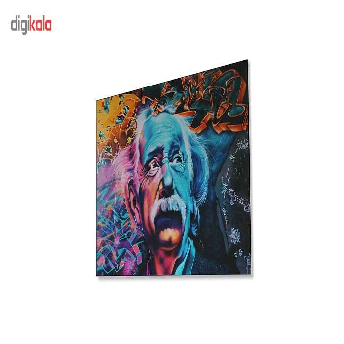 تابلو شاسی ونسونی طرح Albert Graffiti سایز 50x70 سانتی متر