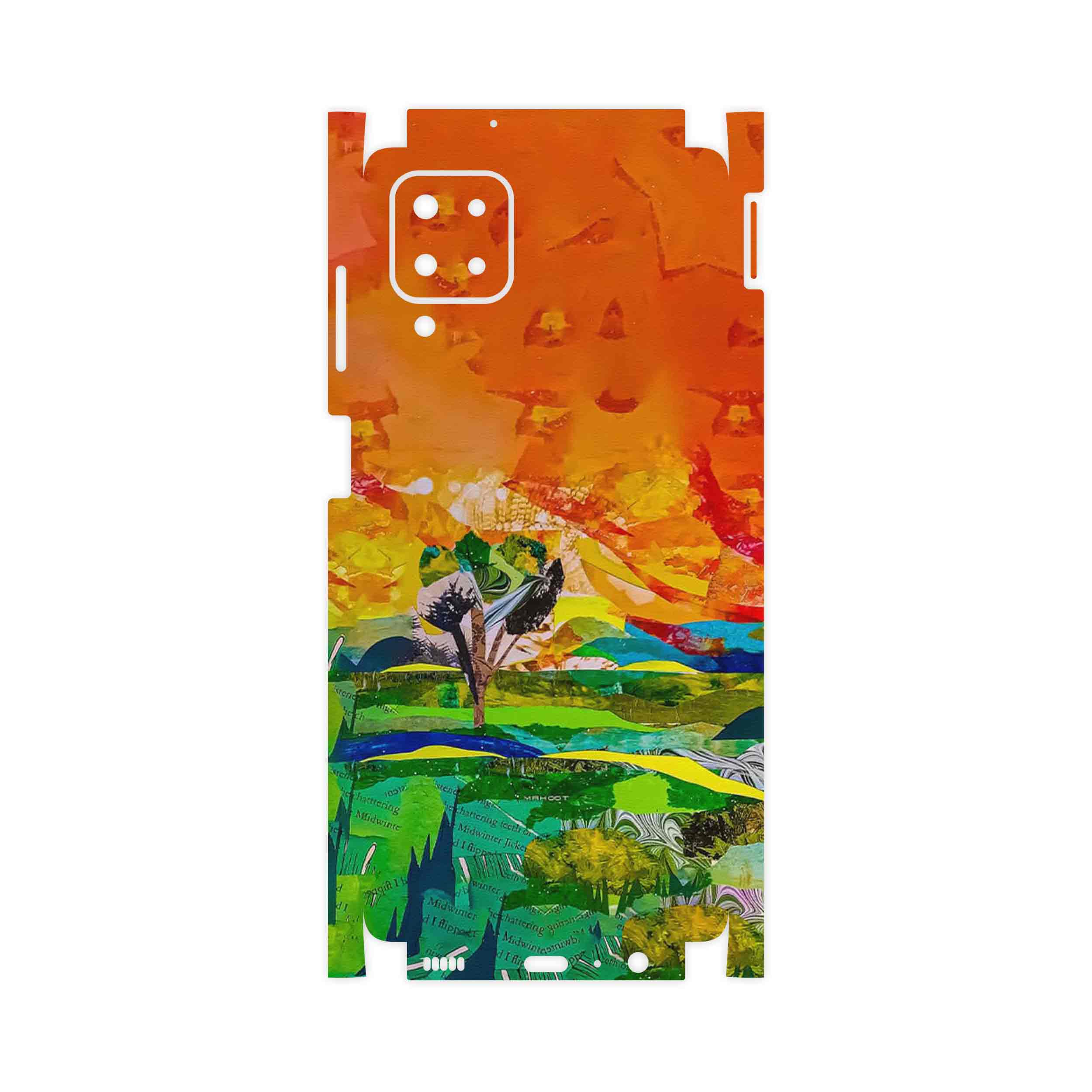 برچسب پوششی ماهوت مدل Collage of Painting-FullSkin مناسب برای گوشی موبایل سامسونگ Galaxy F12