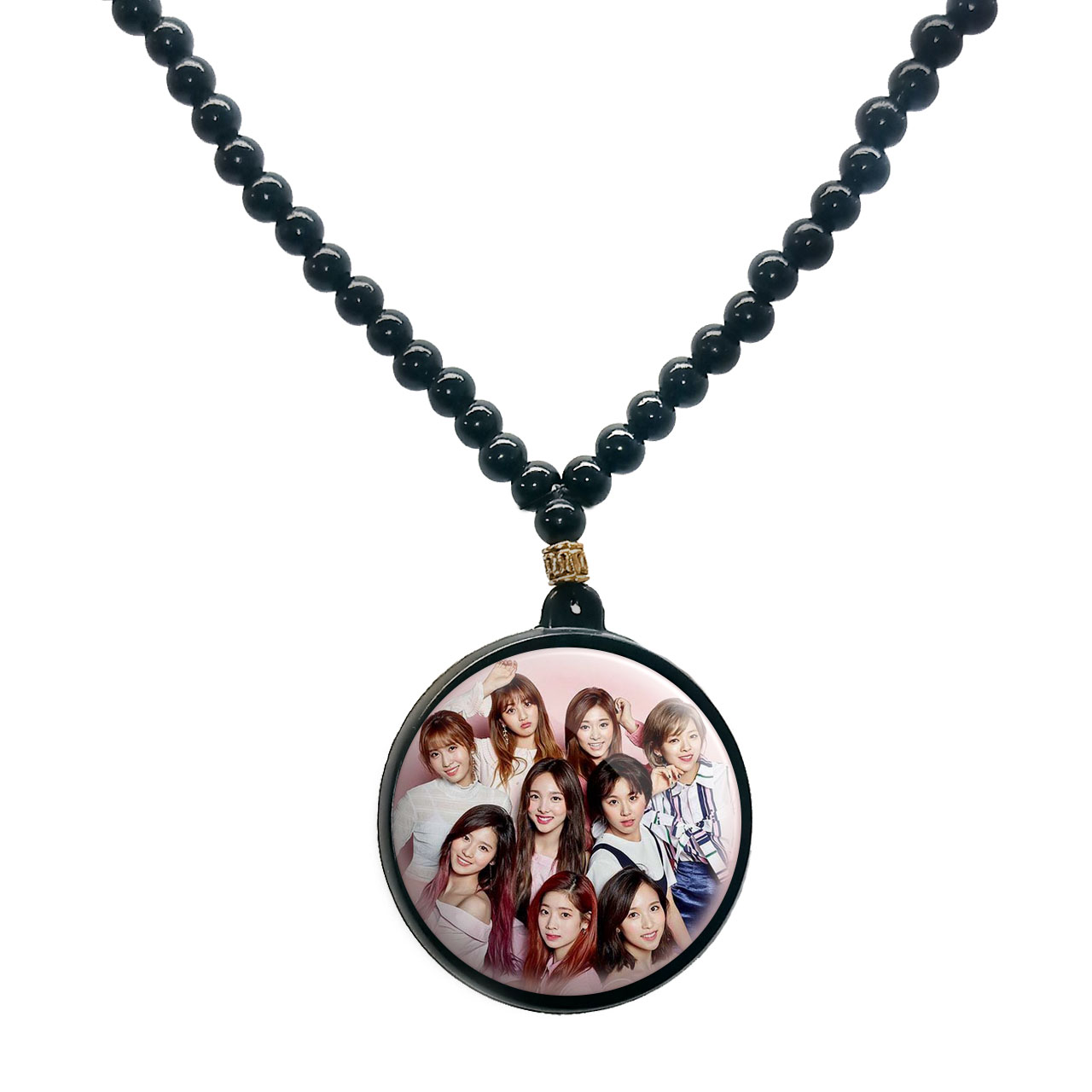 گردنبند پرمانه طرح تو ایس کد pmd.1412 مدل دو طرفه