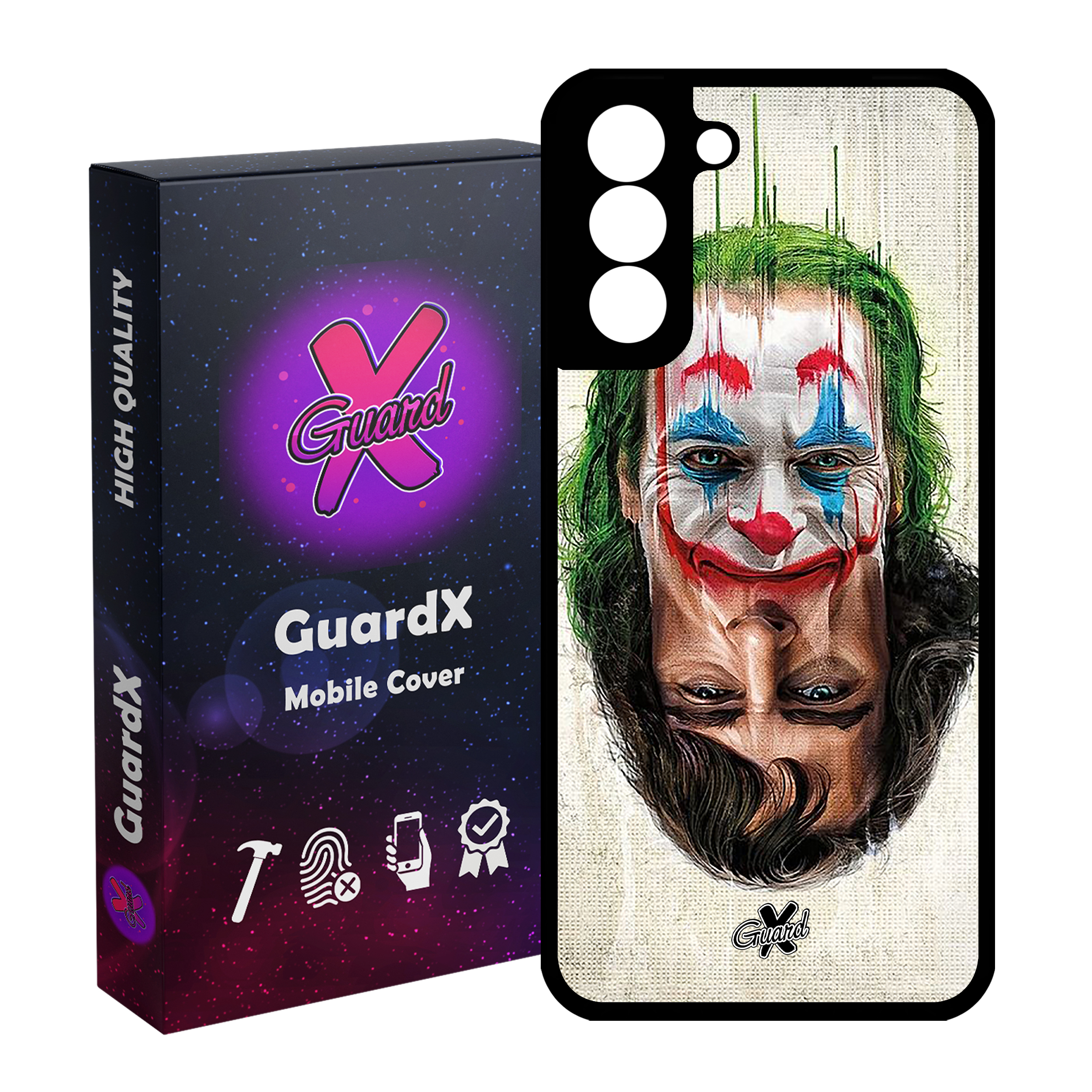 کاور گارد ایکس طرح Joker مدل Glass10097 مناسب برای گوشی موبایل سامسونگ Galaxy S21 FE