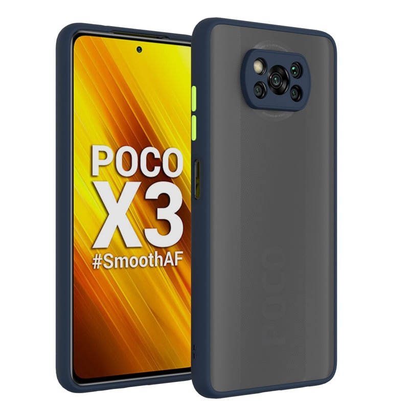 کاور ضدضربه شیائومی Poco X3 nfc مدل مات محافظ دوربین