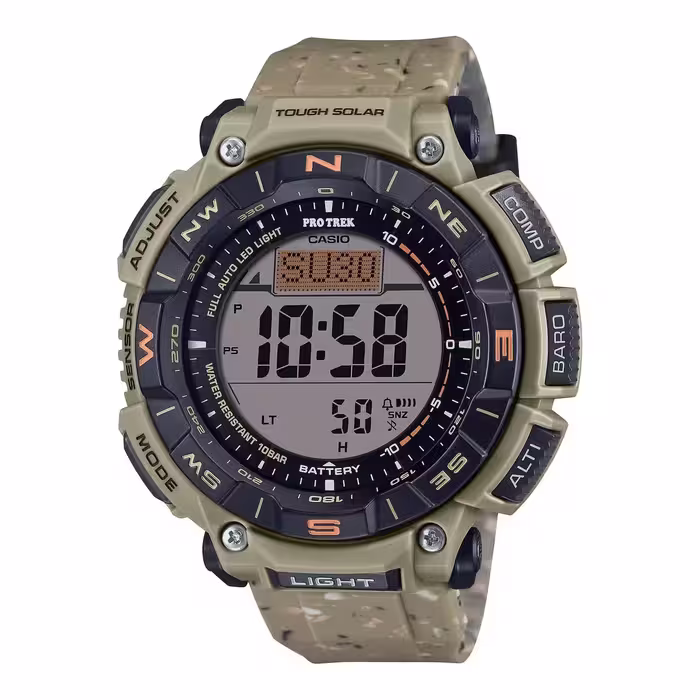 ارسال فوری   گارانتی اصلی شرکتی   ساعت مچی کوهنوردی پروترک کاسیو مدل PRO TREK PRG-340SC-5DR