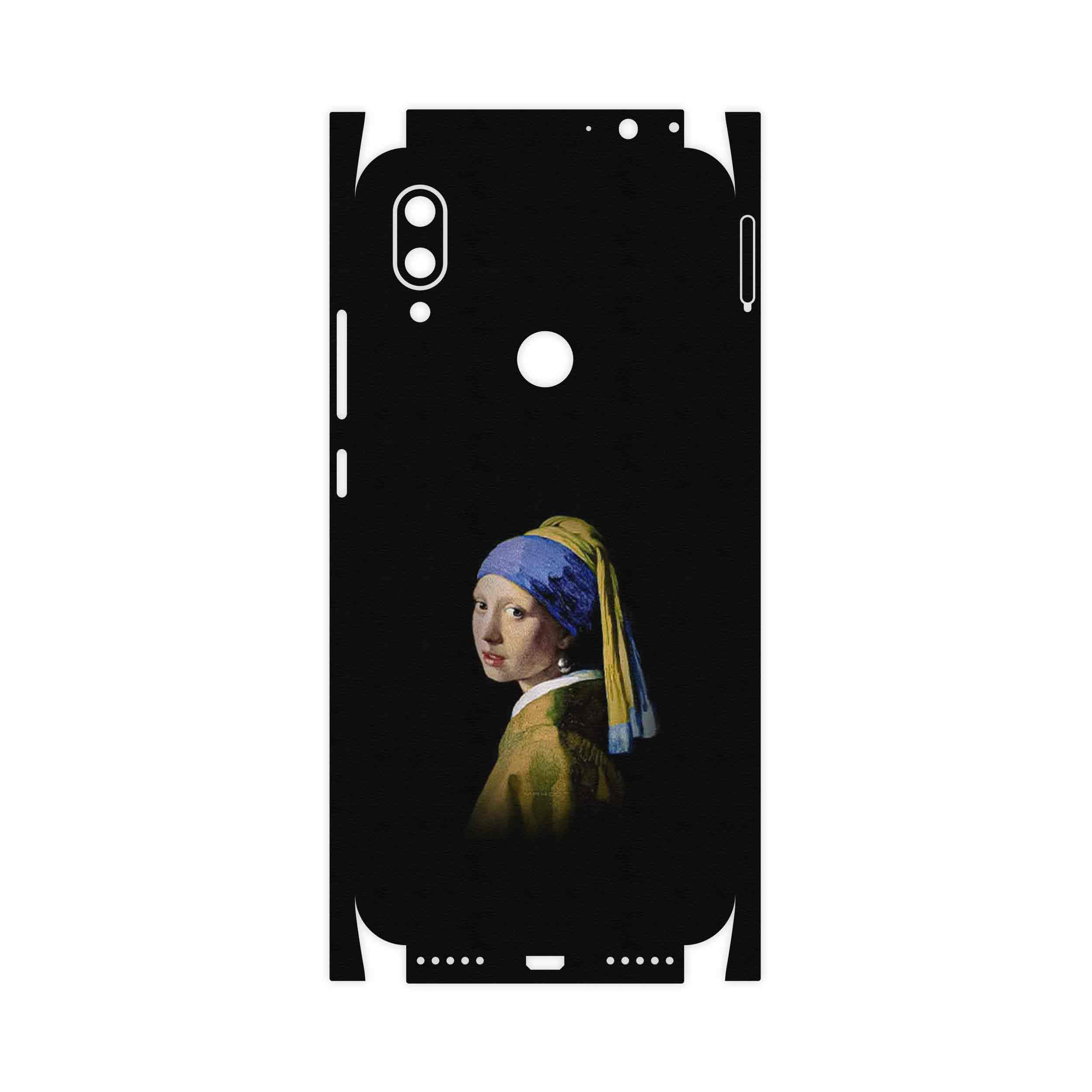 برچسب پوششی ماهوت مدل Girl with a Pearl Earring of Vermeer-FullSkin مناسب برای گوشی موبایل شیائومی Redmi 7