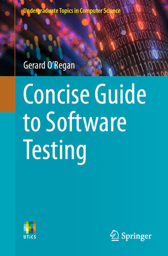 خرید و دانلود نسخه کامل کتاب Concise Guide to Software Testing