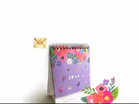 تقویم رنگی رنگی 1400- رومیزی