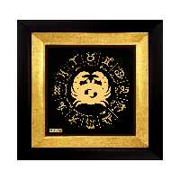 تابلو طلاکوب مارک گلد طرح ماه تولد تیر کد TSH102