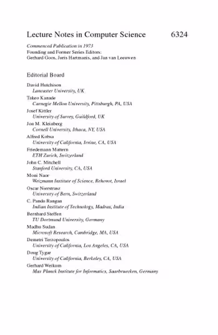 خرید و دانلود نسخه کامل کتاب Foundational and Practical Aspects of Resource Analysis: First International Workshop, FOPARA 2009, Eindhoven, The Netherlands, November 6, 2009, Revised Selected Papers