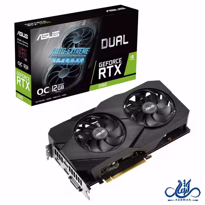 کارت گرافیک ایسوس RTX 2060 OC Dual 12GB