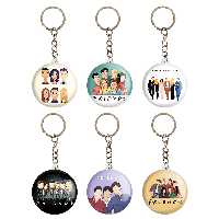 جاکلیدی خندالو طرح فرندز کد 244B مجموعه 6 عددی