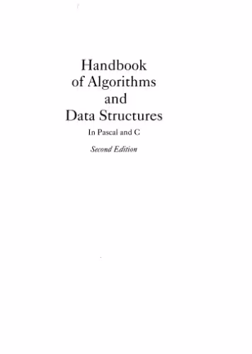خرید و دانلود نسخه کامل کتاب Handbook of algorithms and data structures: in Pascal and C