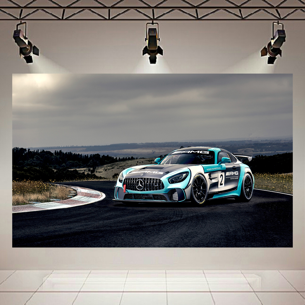 تابلو بوم طرح ماشین مدل Mercedes-amg Gt4 کد AR2929