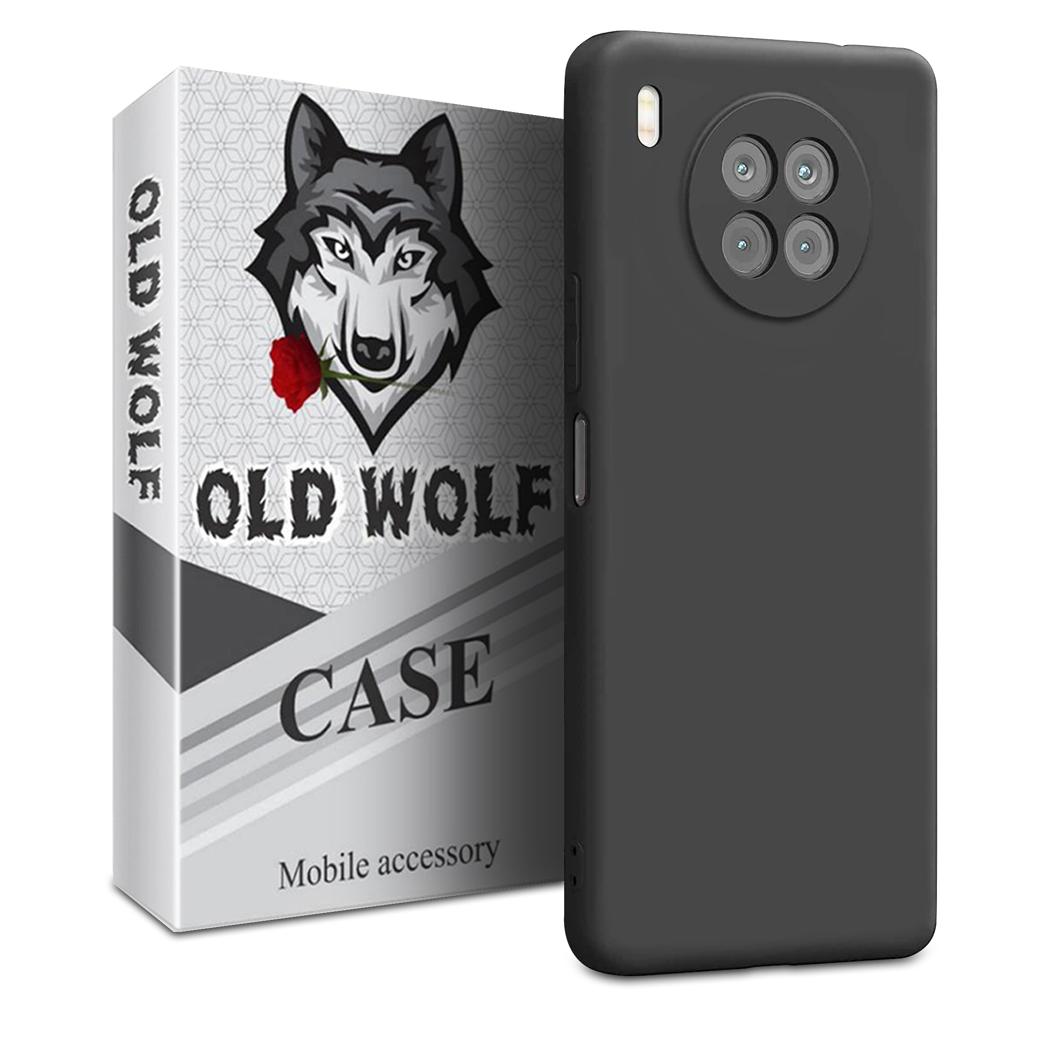 کاور اولد وولف مدل silicon مناسب برای گوشی موبایل هوآوی Honor 50 Lite / Nova 8i