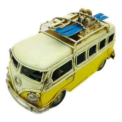 ماکت دکوری طرح ماشین فولکس با چوب اسکی کد 1511.45