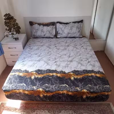 سرویس روتختی مدل آتشفشان niki010 کد 160 دو نفره چهار تکه