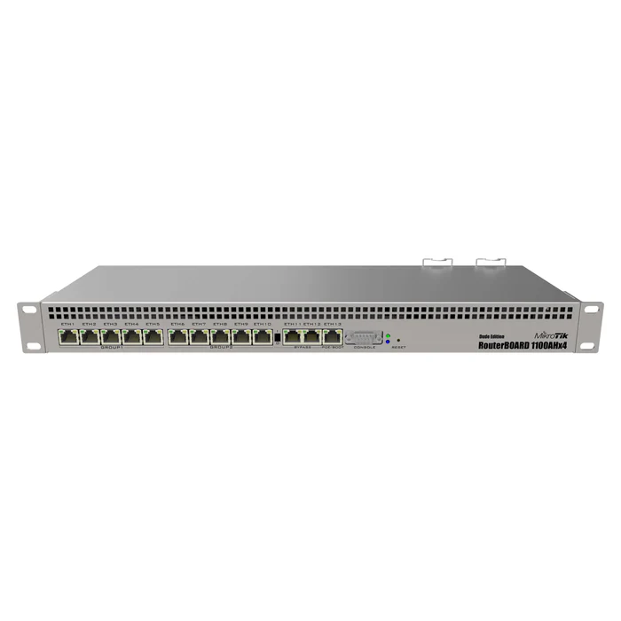 MIKROTIK RB1100AHx4 Powerful router with 13x Gigabit Ethernet ports - تکنو لینک 148