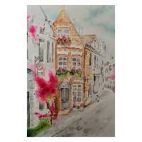 نقاشی ابرنگ مدل خیابان 