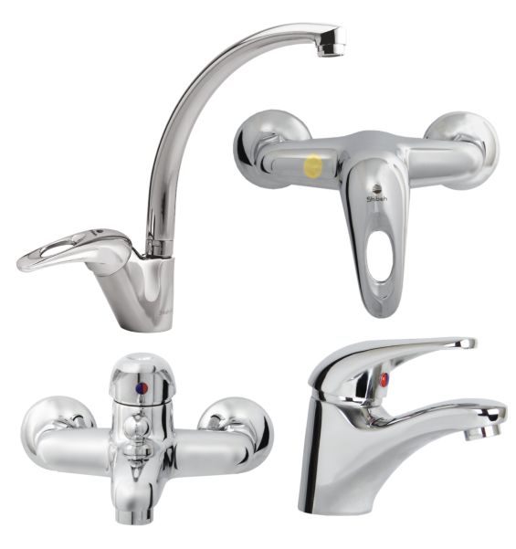 ست شیرآلات شیبه مدل کیش