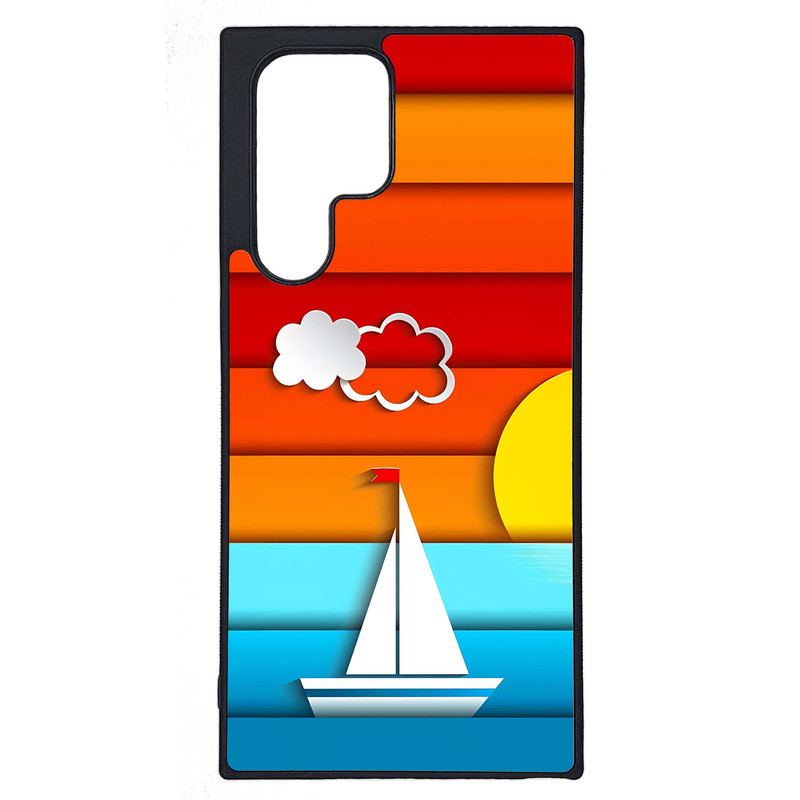 کاور طرح قایق کد G-140 مناسب برای گوشی موبایل سامسونگ Galaxy S22 Ultra | دیجی قاب دونی