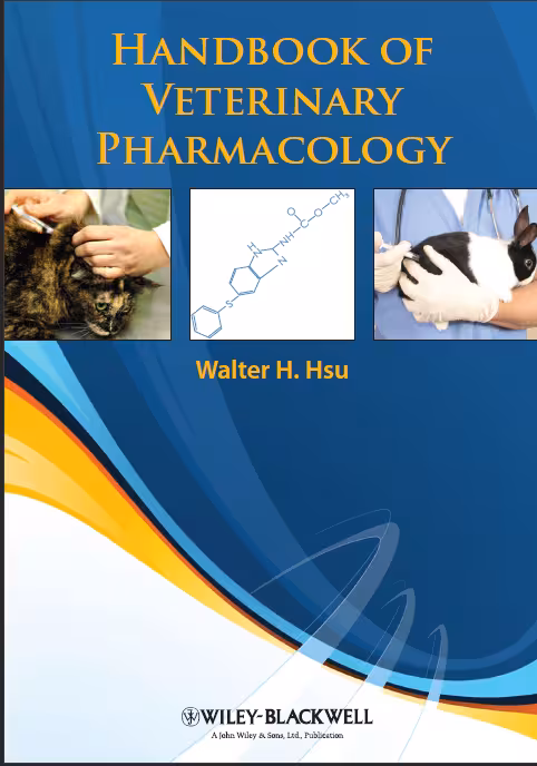 خرید و دانلود نسخه کامل کتاب Handbook of Veterinary Pharmacology 1st Edition - PDF