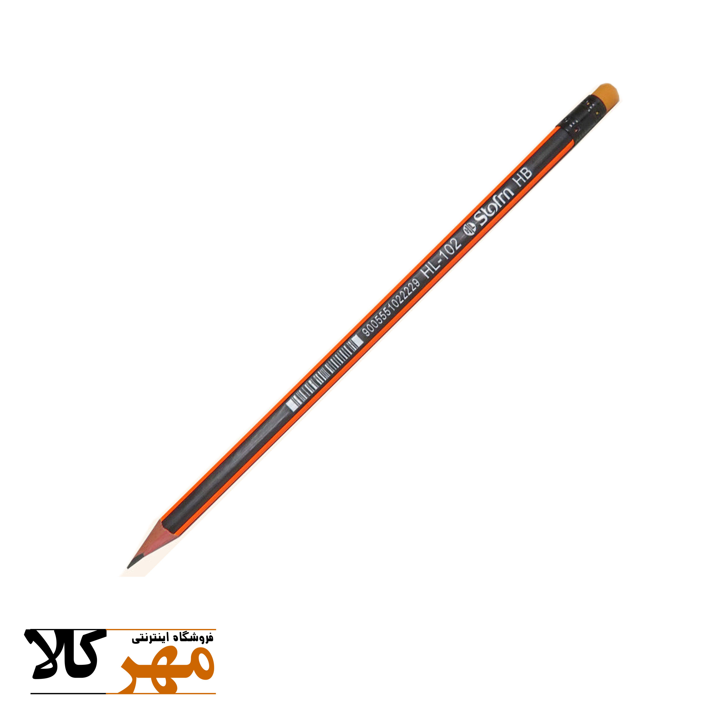 مداد پاکن دار مشکی storm hl-102