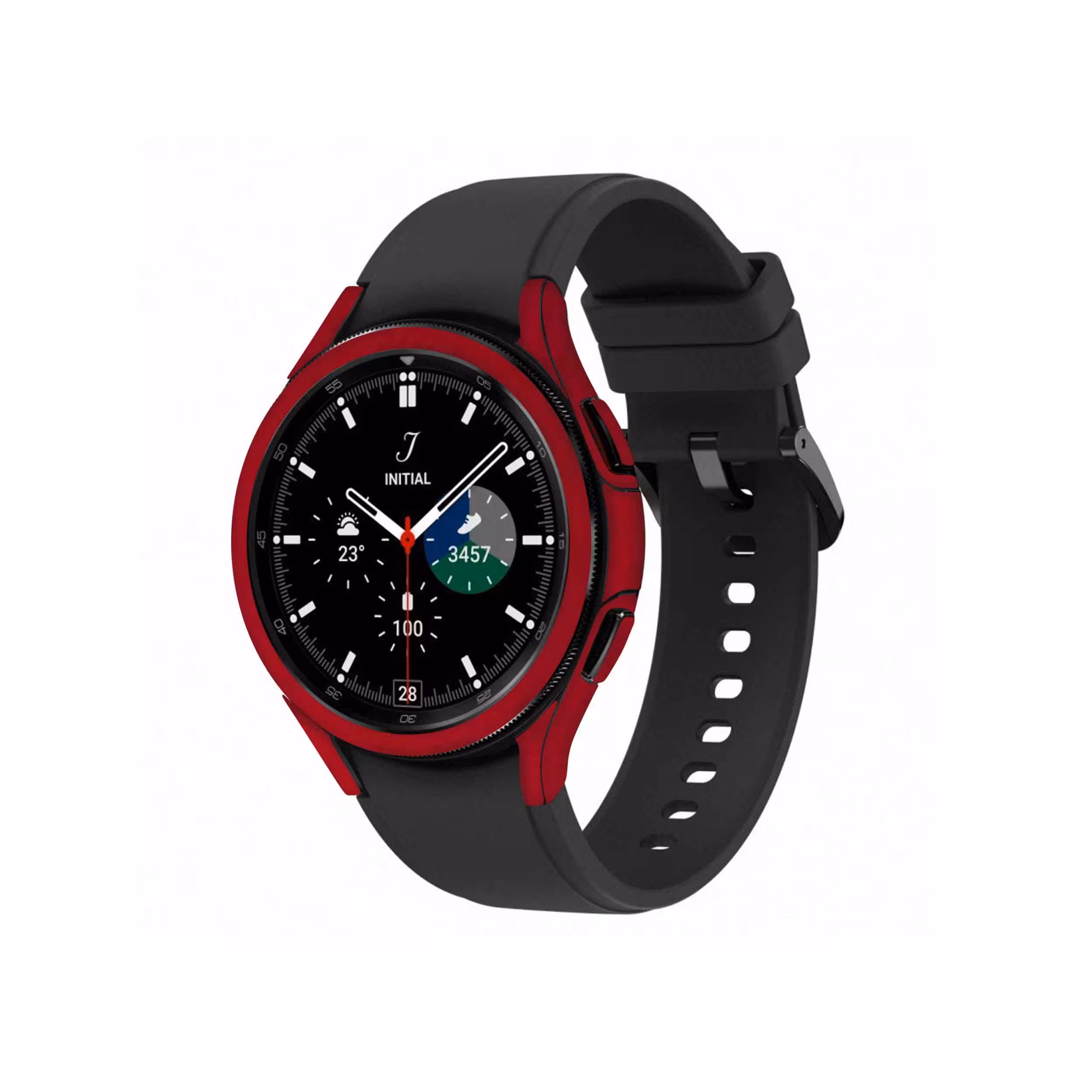 برچسب ماهوت طرح Matte Warm Red مناسب برای ساعت هوشمند سامسونگ Watch4 Classic 42mm