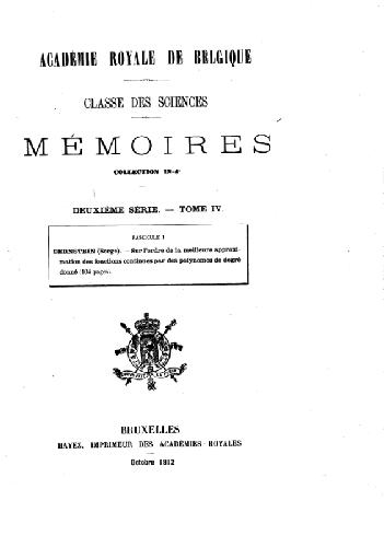 خرید و دانلود نسخه کامل کتاب L&#039;ordre de la meilleure approximation des fonctions par des polynomes de degre donne