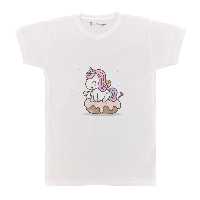 تی شرت بچگانه پرمانه طرح یونیکورن کد pmt.3373