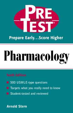[PDF] دانلود کتاب Pharmacology - Pretest Self-Assessment And Review, 10th ed, 2001