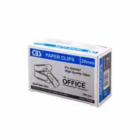 گیره کاغذ سی بی اس مدل آفیس کد 28mm بسته 100 عددی
