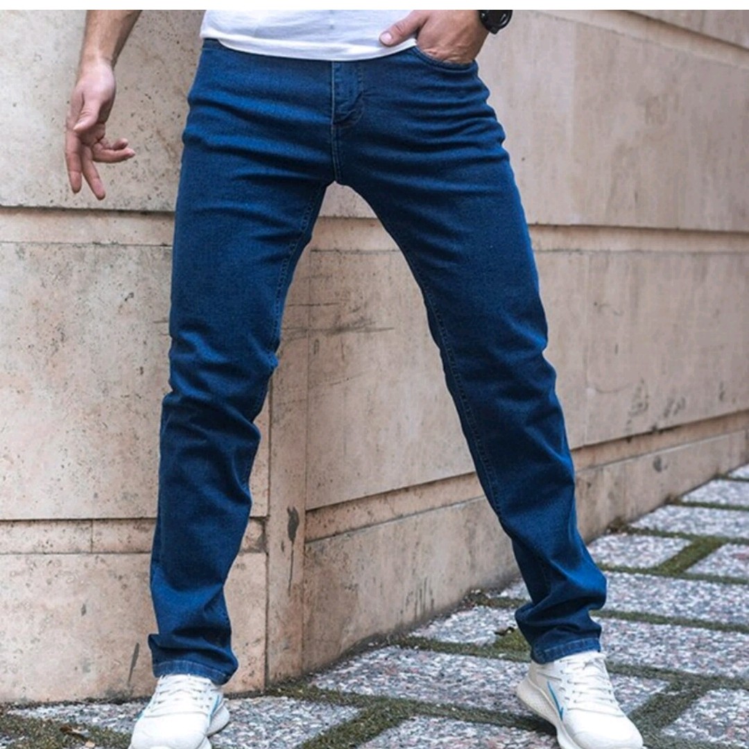 شلوار جین مردانه و زنانه ، شلوار لی ، شلوار جین راسته ، شلوار جین آبی  راسته