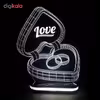 چراغ خواب طرح حلقه ازدواج کد 1049