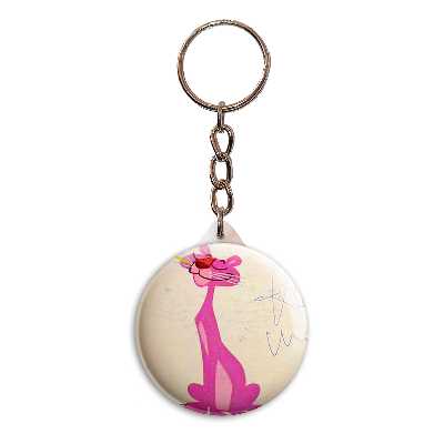 جاکلیدی پرمانه طرح پلنگ صورتی کد pmy.2342