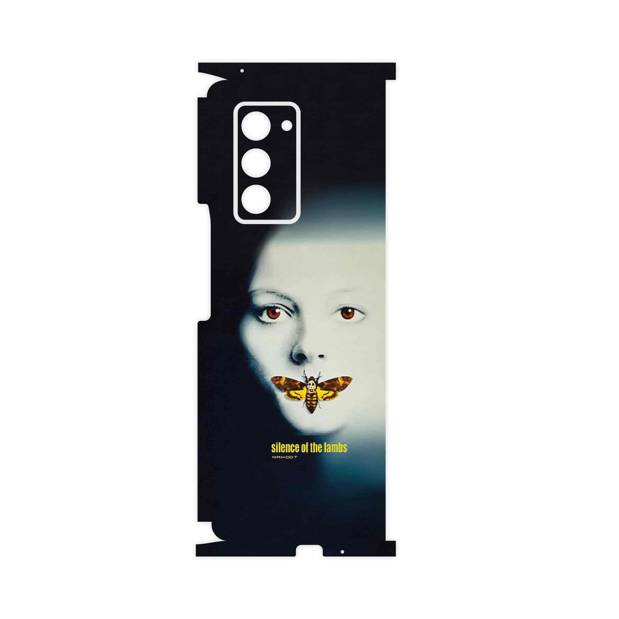 برچسب پوششی ماهوت مدل Silence of the Lambs-FullSkin مناسب برای گوشی موبایل سامسونگ Galaxy Z FOLD 2