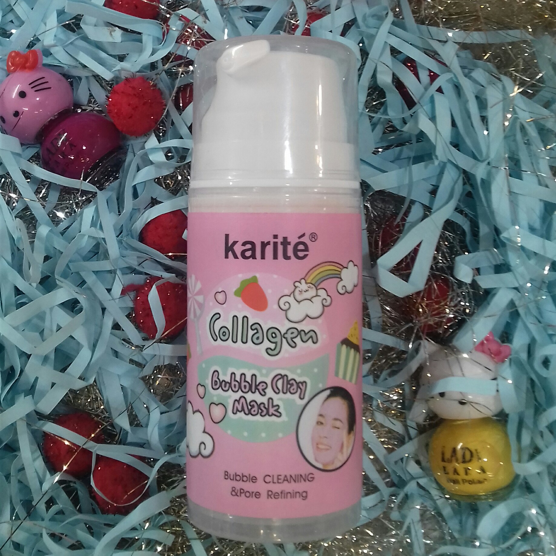 ماسک صورت حبابی کاریته با طعم توت فرنگی و حجم 105 میل