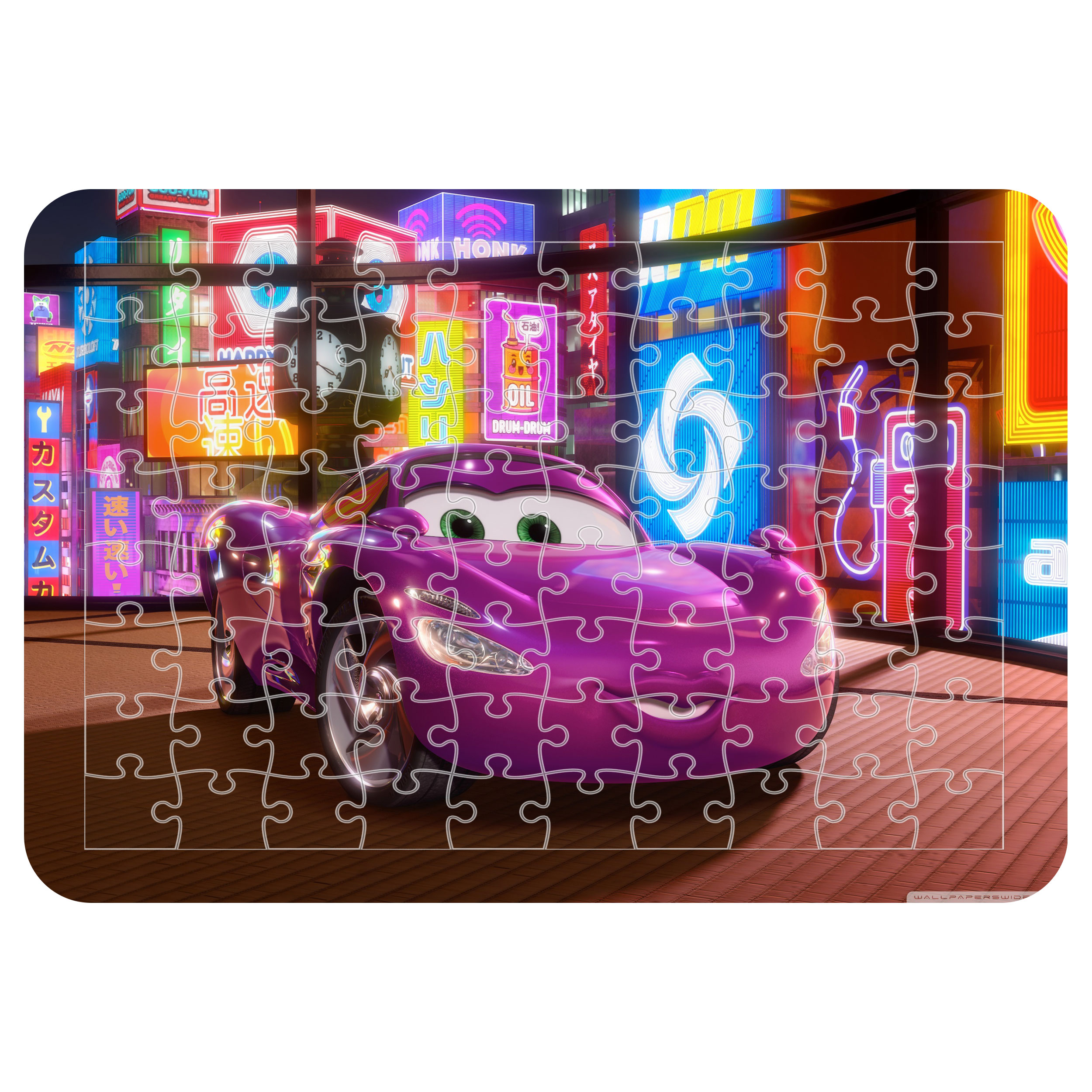 پازل 54 تکه اطلس آبی طرح کارتون ماشین مک کویین  مدل P1750