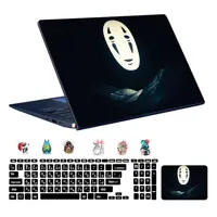   استیکر لپ تاپ توییجین و موییجین طرح Anime کد 03 مناسب برای لپ تاپ 15.6 اینچ به همراه برچسب حروف فارسی کیبورد 