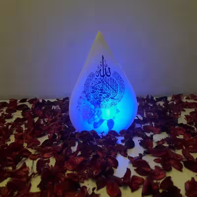 آباژور سنگ نمک مدل اشک 