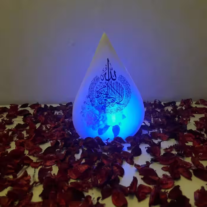 آباژور سنگ نمک مدل اشک 