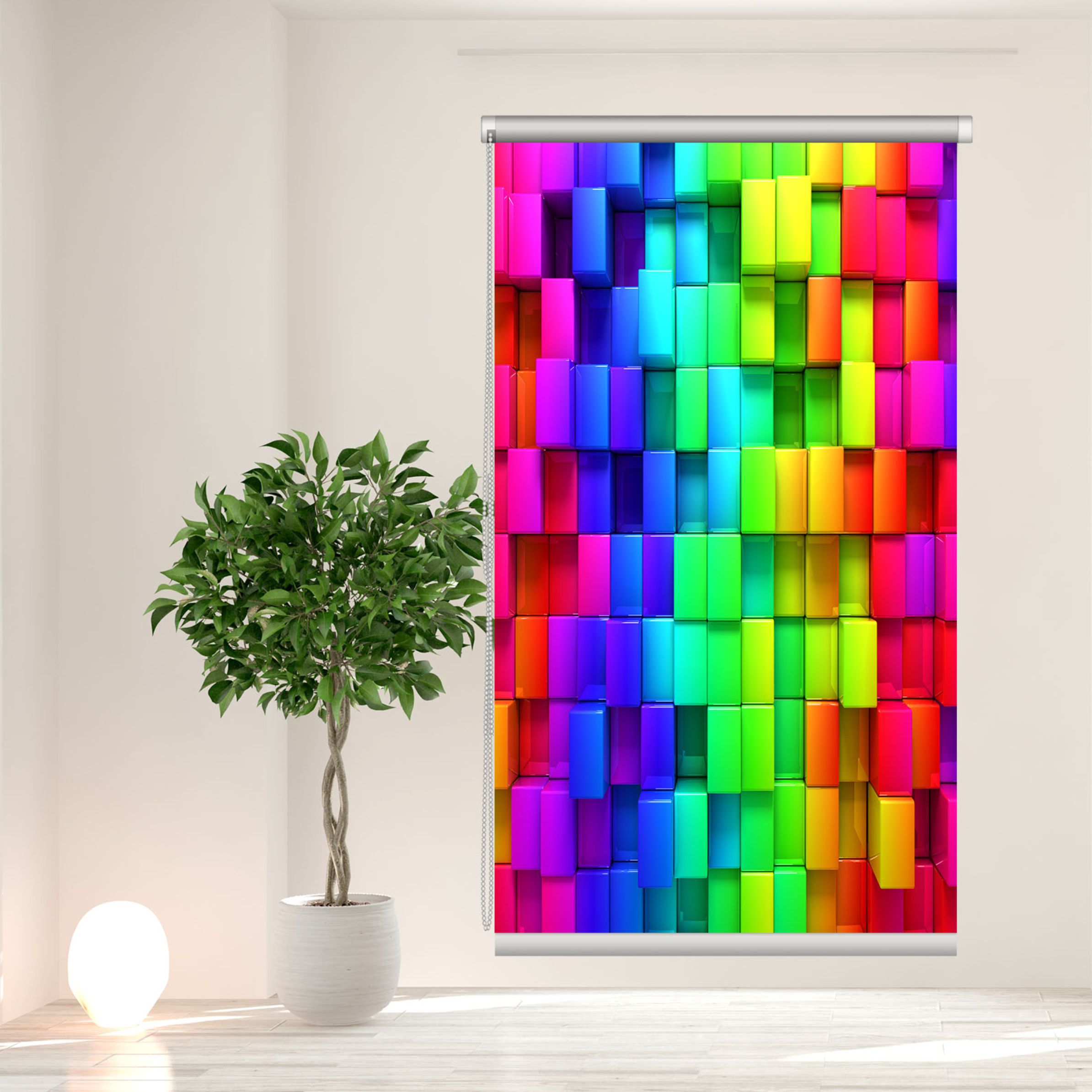 پرده شید کد Drpicker01-128 سایز 150x180 سانتیمتر