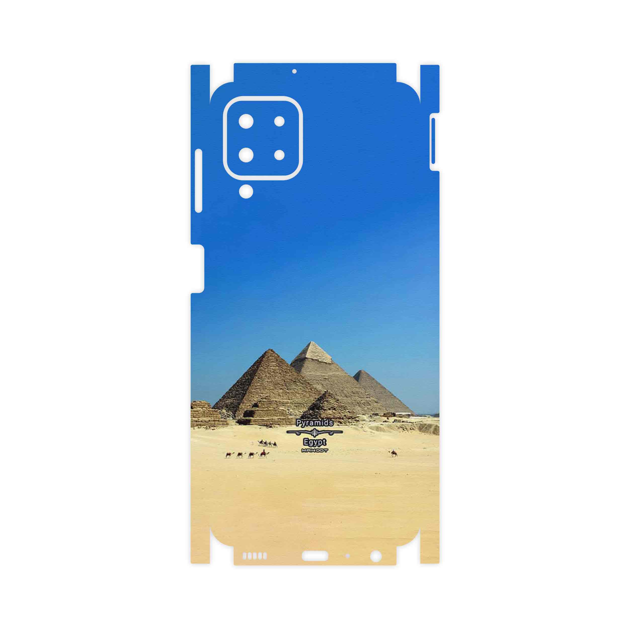 برچسب پوششی ماهوت مدل Pyramids of Egypt-FullSkin مناسب برای گوشی موبایل سامسونگ Galaxy A22 4G
