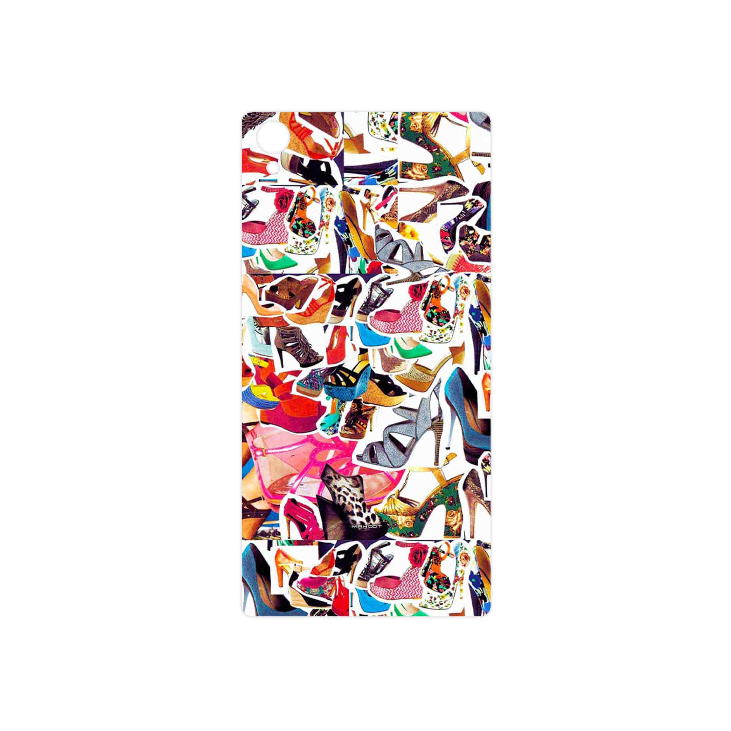 برچسب پوششی ماهوت مدل Collage of High heel Shoes مناسب برای گوشی موبایل سونی Xperia Z1