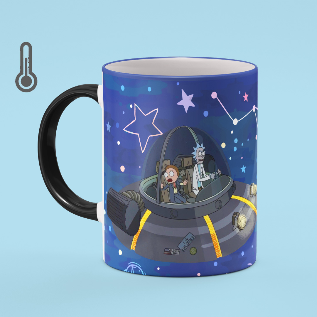 ماگ حرارتی بیگ ماگ مدل ریک و مورتی کد 5035