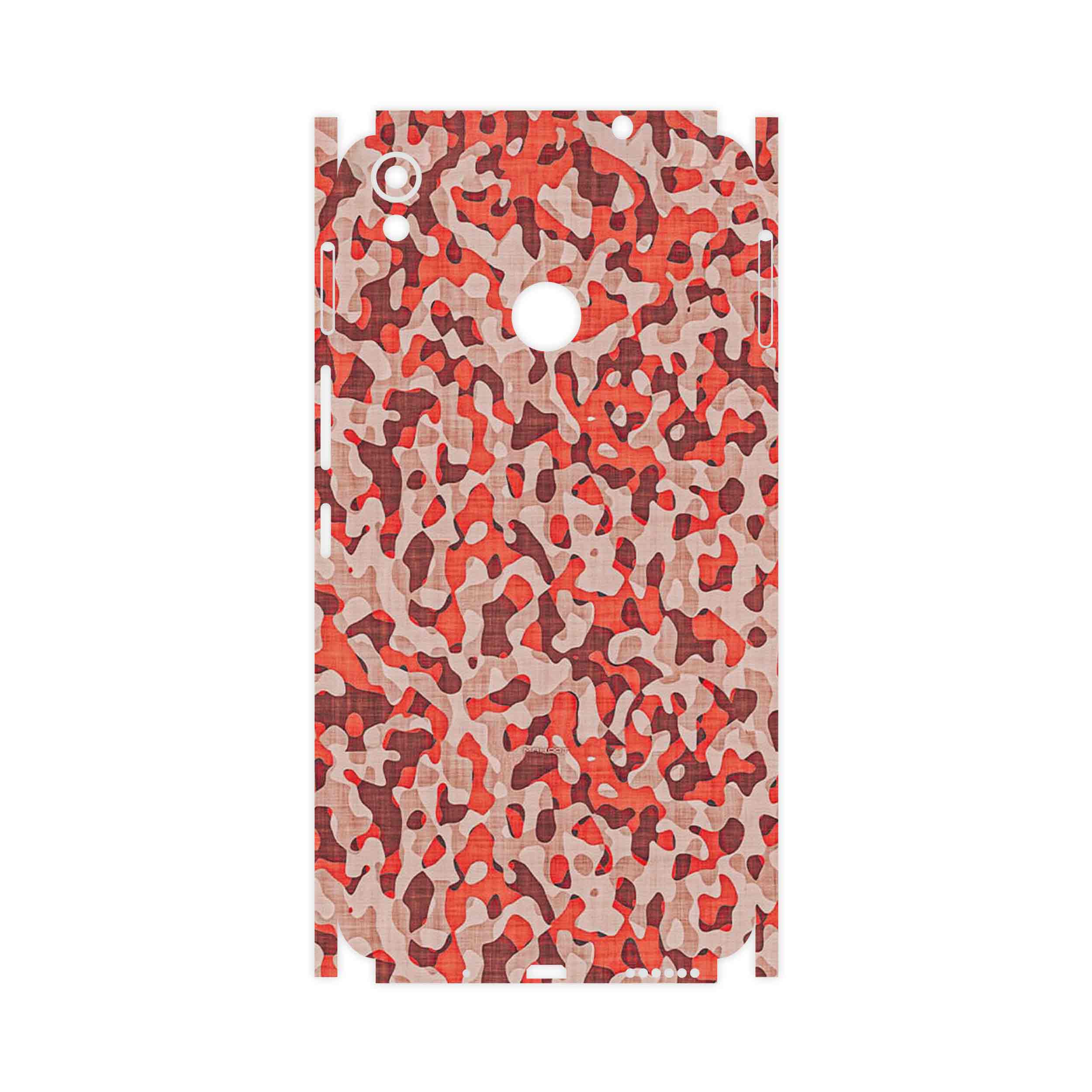برچسب پوششی ماهوت مدل Red Infantry Army-FullSkin مناسب برای گوشی موبایل تکنو Camon CX Air