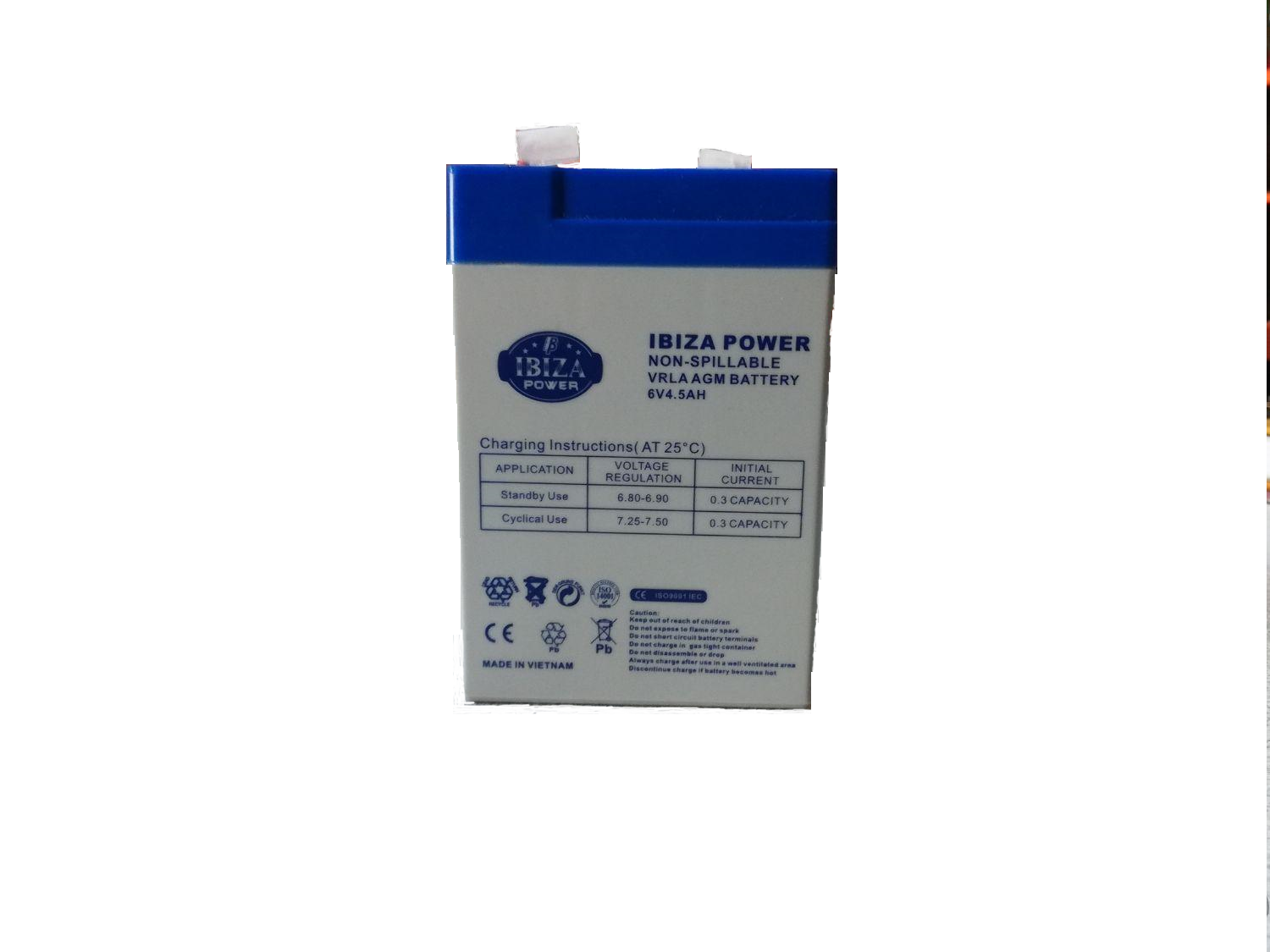 باتری 6 ولت 5 آمپر ساعت ایبیزا پاور IBIZA POWER