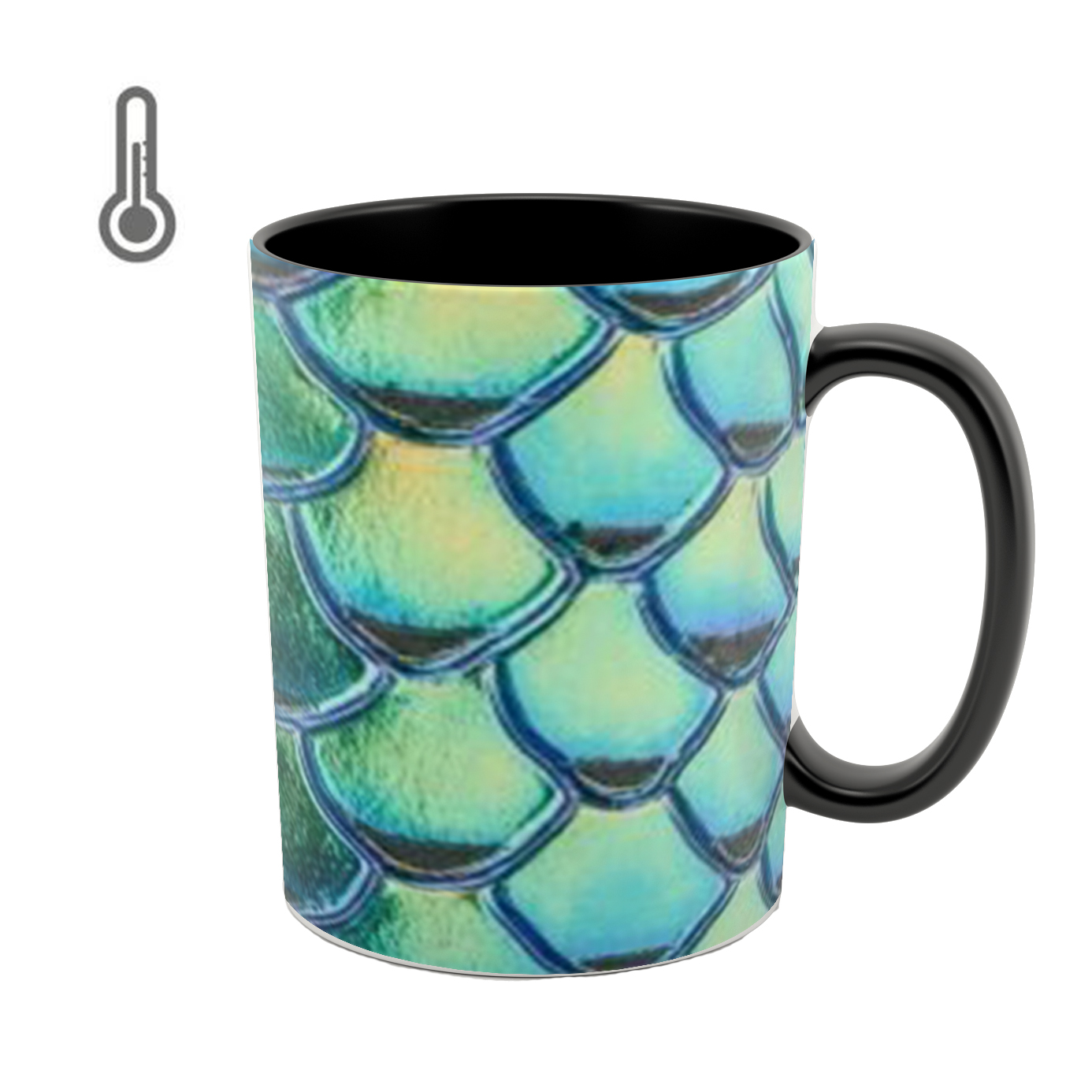 ماگ حرارتی طرح پوست ماری