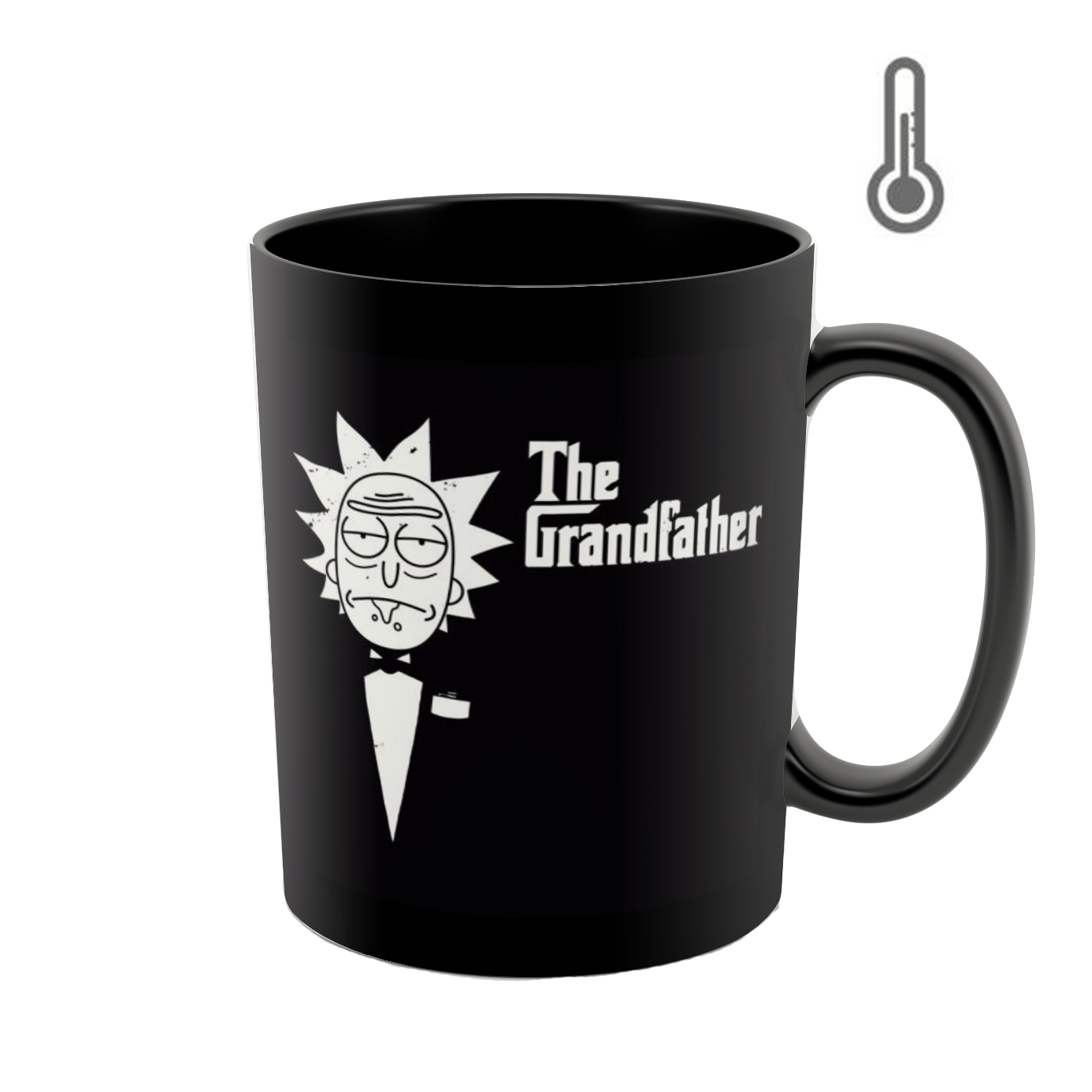 ماگ حرارتی طرح rick &amp; morty مدل پدرخوانده